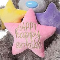 20" Happy Happy Birthday Stars Me to You Bear Extra Image 2 Preview